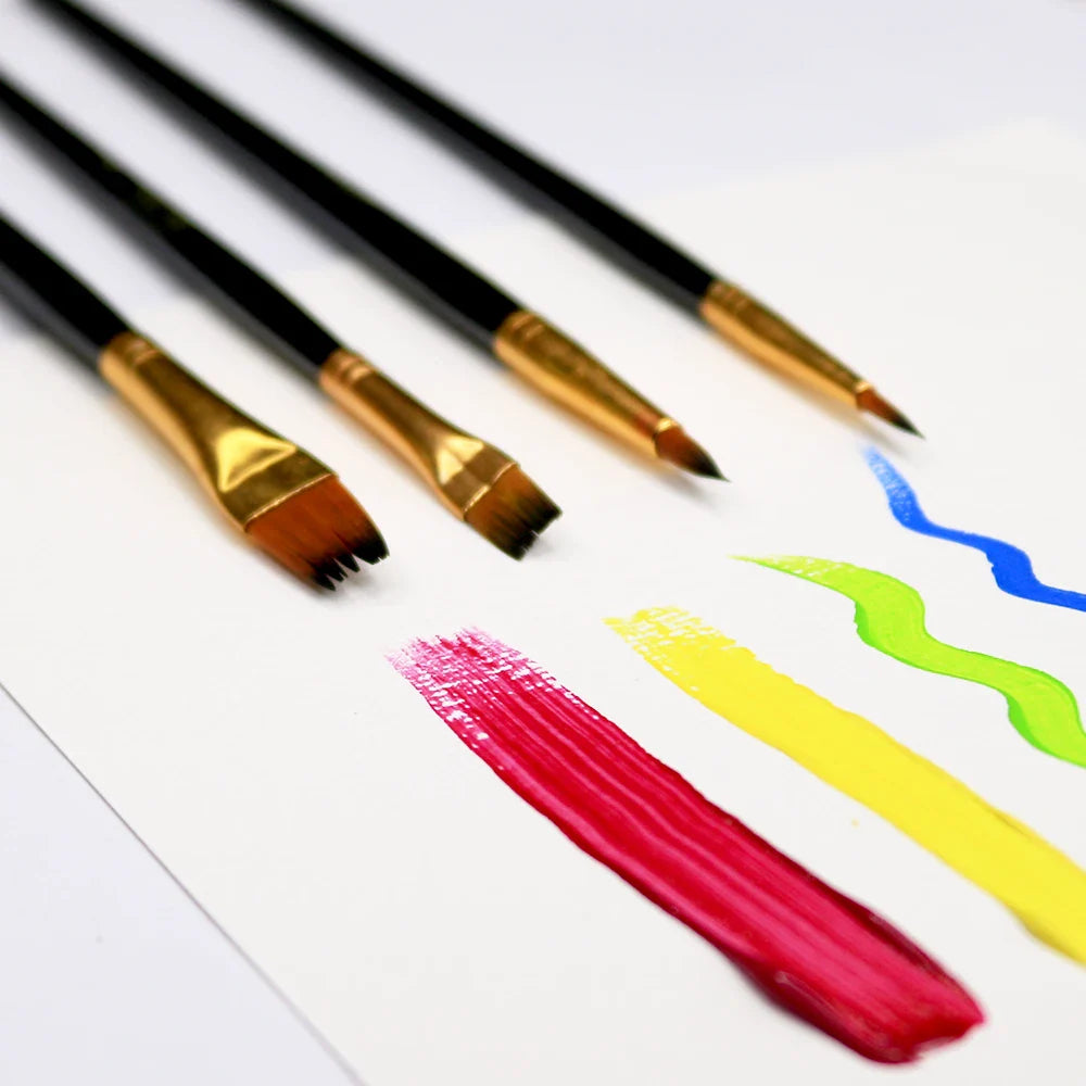 Set di pennelli sintetici ARTMIE 4 pezzi