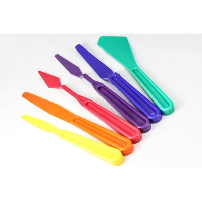 Set di 6 spatole da pittura in plastica Royal & Langnickel, colorate