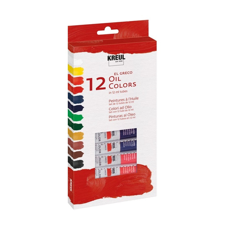 Colori ad olio el Greco KREUL - 12 x 12 ml