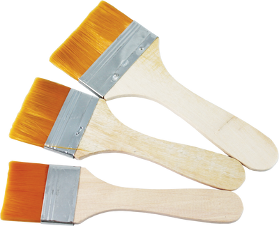 Set pennelli piatti Pentart, misure 6, 8 e 10