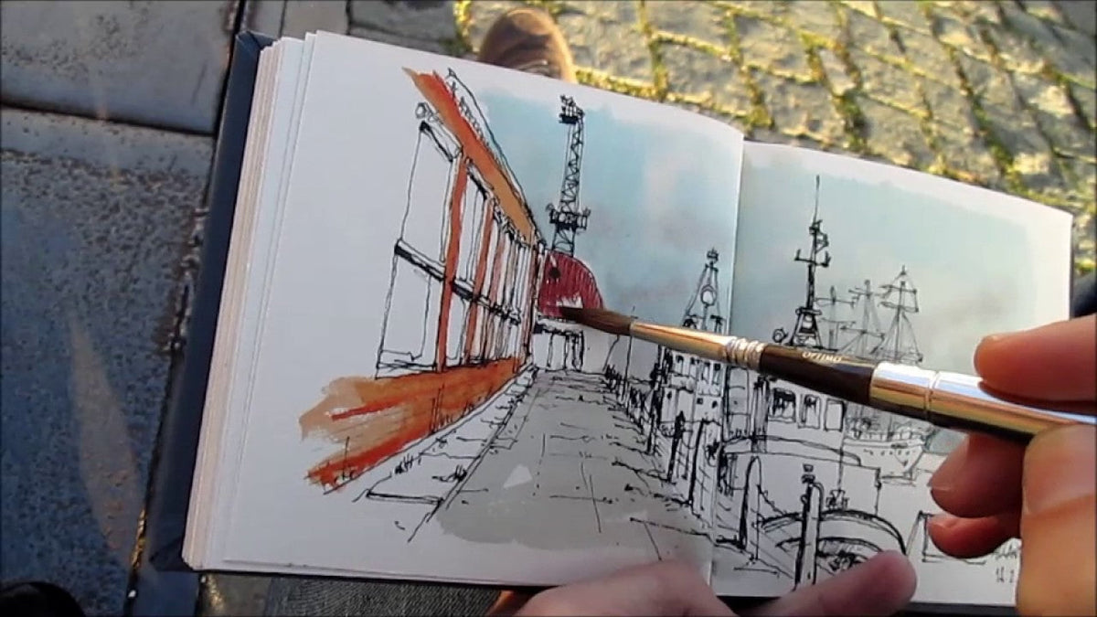 Urban sketching | Na ulice s peresom in čopičem