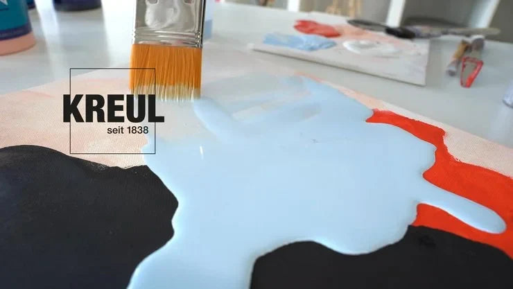 Spelen met acrylverf: 4 tips voor abstract schilderen met acrylverf en water