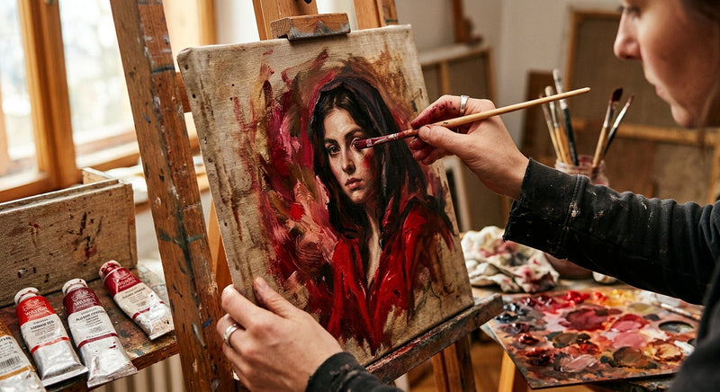 Come viene svelata la misteriosa dama in rosso