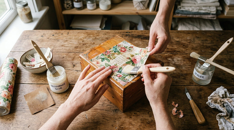 Decoupage su legno: guida completa alla preparazione e finitura