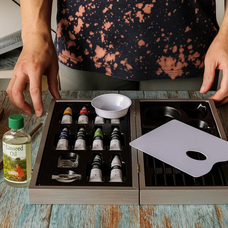 Fondamenti della pittura a olio: come usare oli e medium per impressionanti effetti impasto