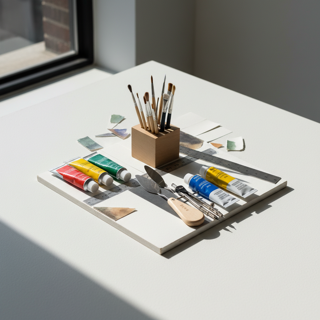 minimalist geometric bauhaus style art