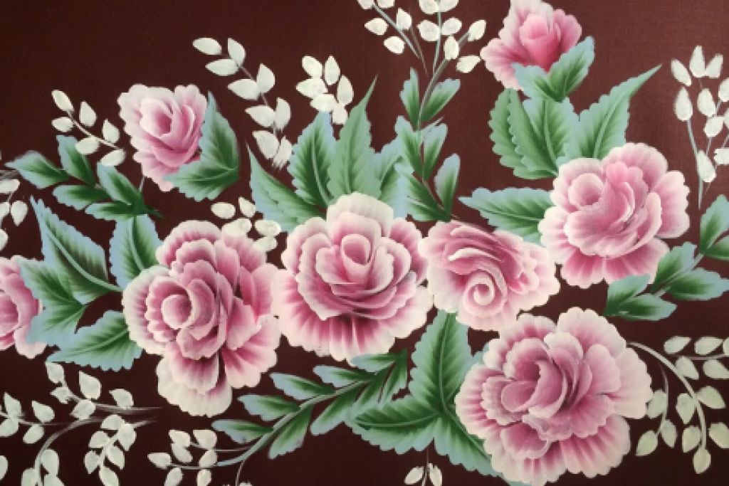 Slikanje z eno potezo — tehnika One Stroke Painting