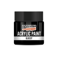 acrylic paint glossy 50 ml – nero