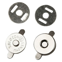 Bottoni magnetici in metallo da 18 mm - confezione da 25 pezzi
