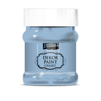 Gessetto decorativo Chalky Pentart 230 ml – flax-blue