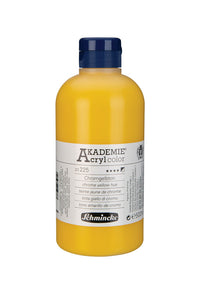 Colore acrilico Schmincke AKADEMIE Acryl color 500 ml – 225 Tonalità giallo cromo