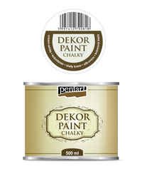 Gessetto decorativo Chalky Pentart 500 ml – cream