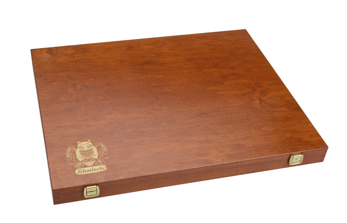 Schmincke scatola in legno per 100 pastelli