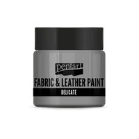 delicate fabric & leather paint 50 ml – argento antico