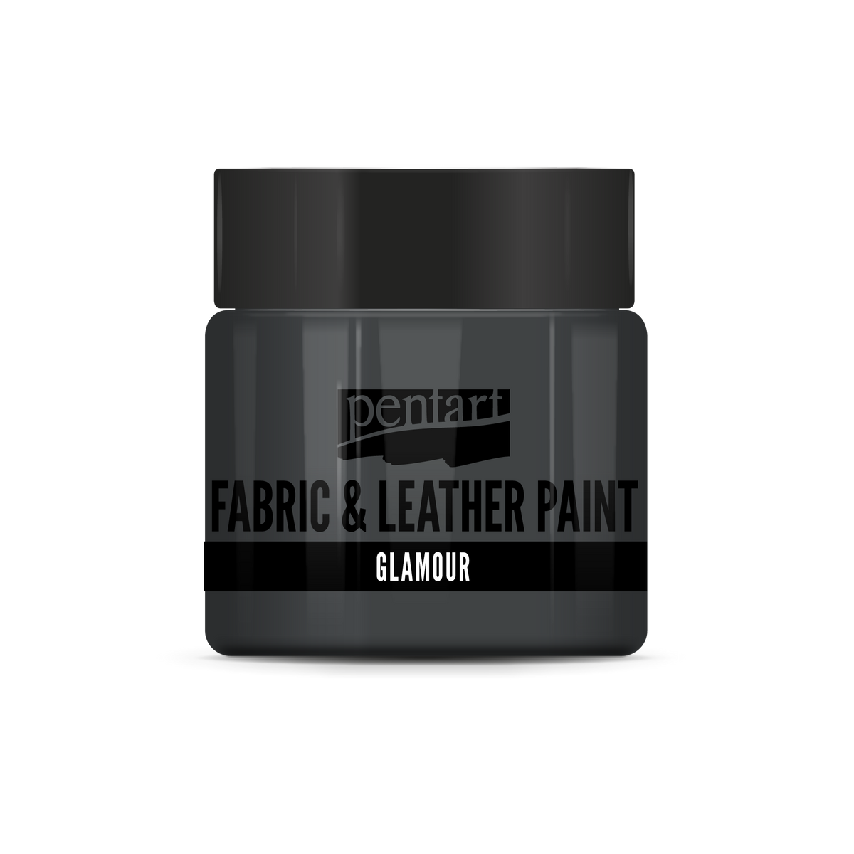 glamour fabric & leather paint 50 ml – argento antico