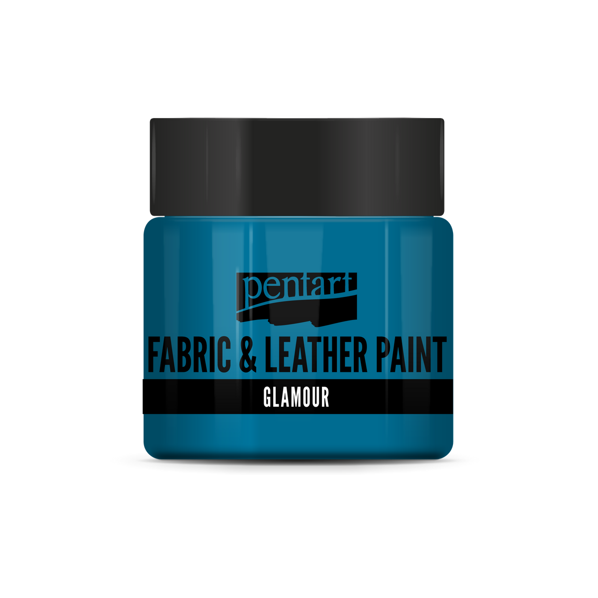 glamour fabric & leather paint 50 ml – blu argenteo
