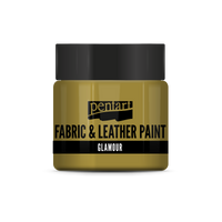glamour fabric & leather paint 50 ml – oro
