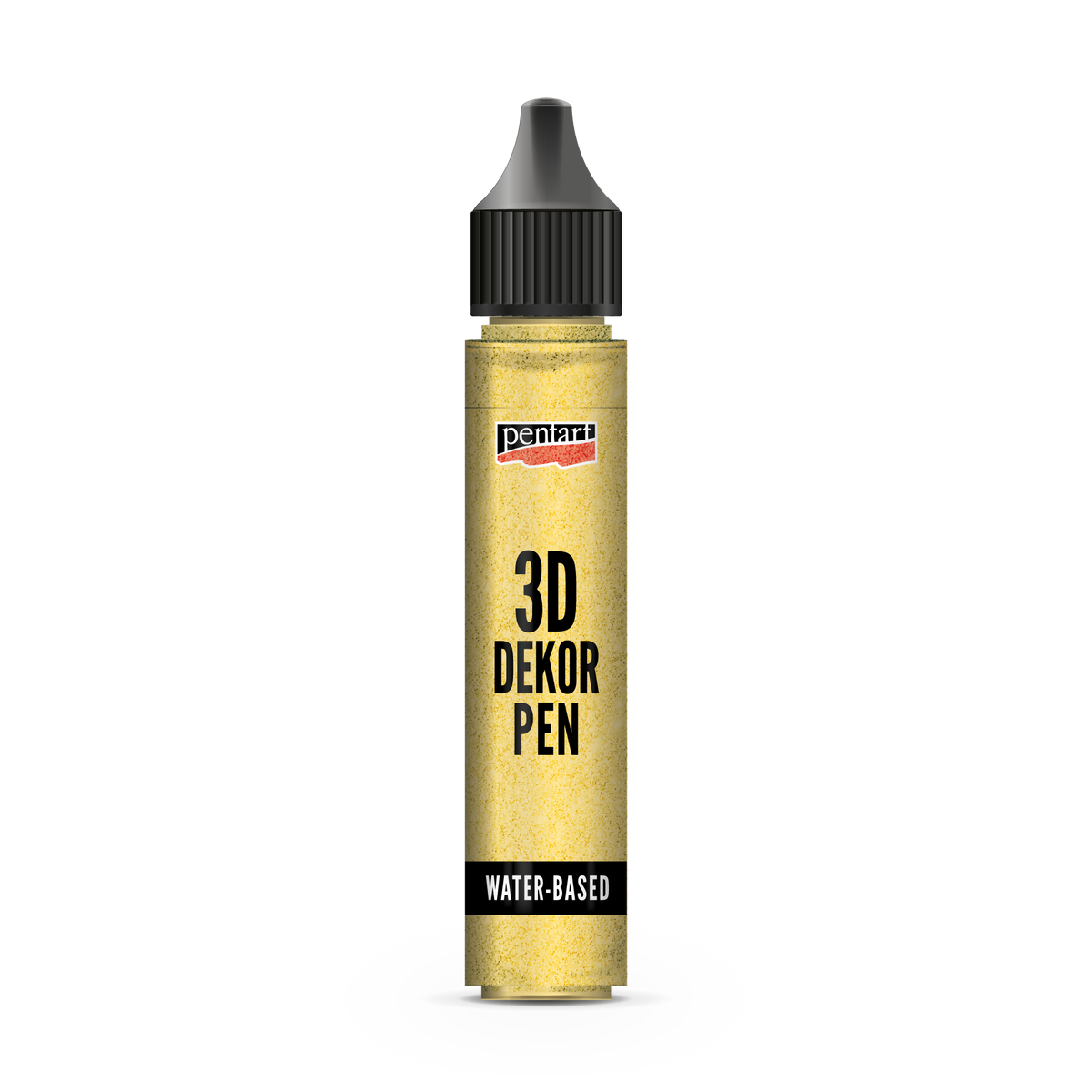 Penna 3D glitter Pentart 3D Decor Pen - oro, 30 ml