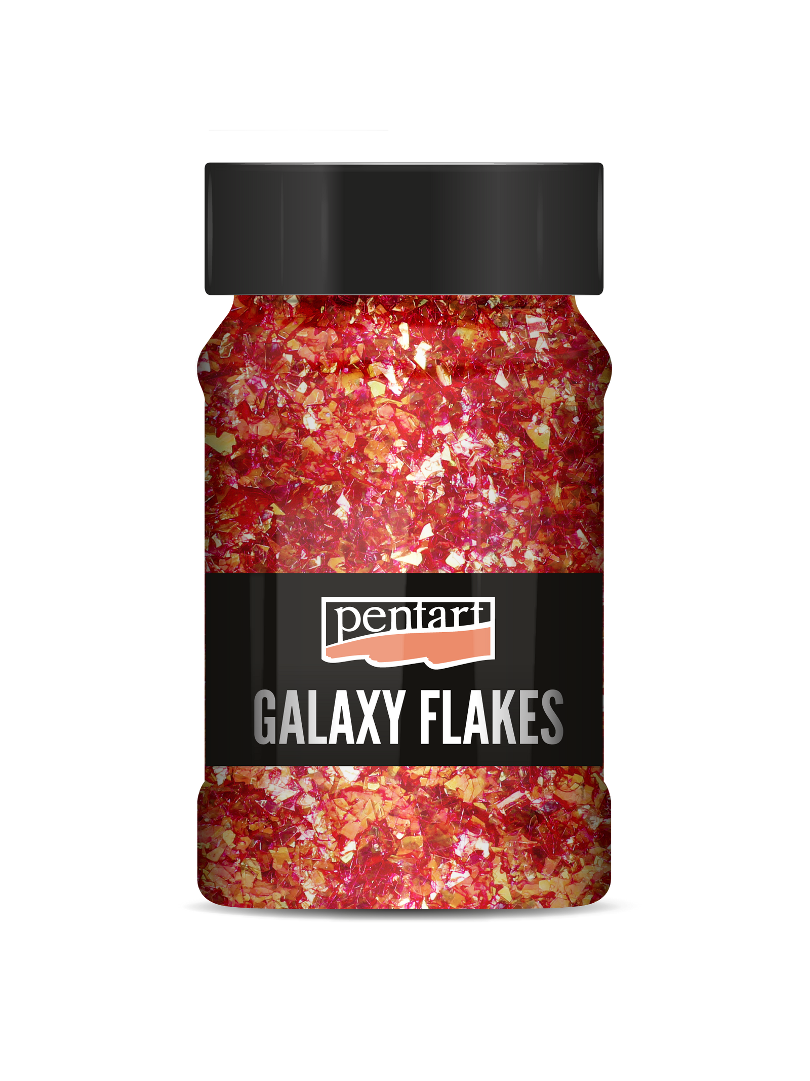 Fiocchi decorativi Pentart Galaxy Flakes Ida red-gold min. 15 g
