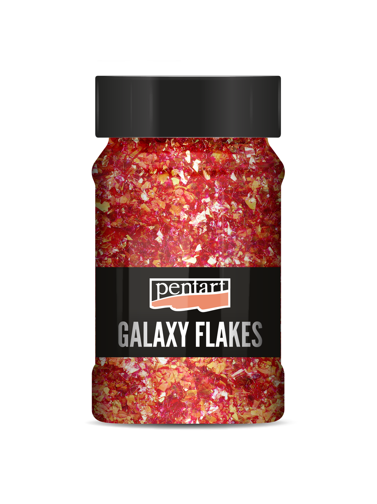 Fiocchi decorativi Pentart Galaxy Flakes Ida red-gold min. 15 g