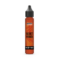 Polvere effetto velluto Pentart Velvet powder - arancione 4 g