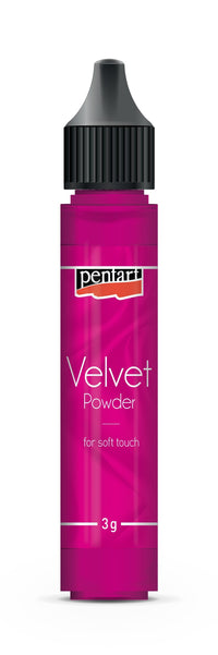 Polvere effetto velluto Pentart rosa 3 g