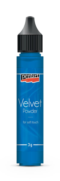 Polvere effetto velluto Pentart Velvet powder blu 3 g