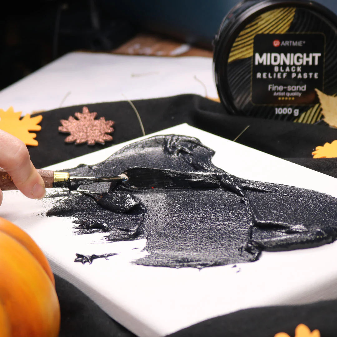 3D pasta per goffratura nera ARTMIE Midnight | sabbia fine di peso diverso