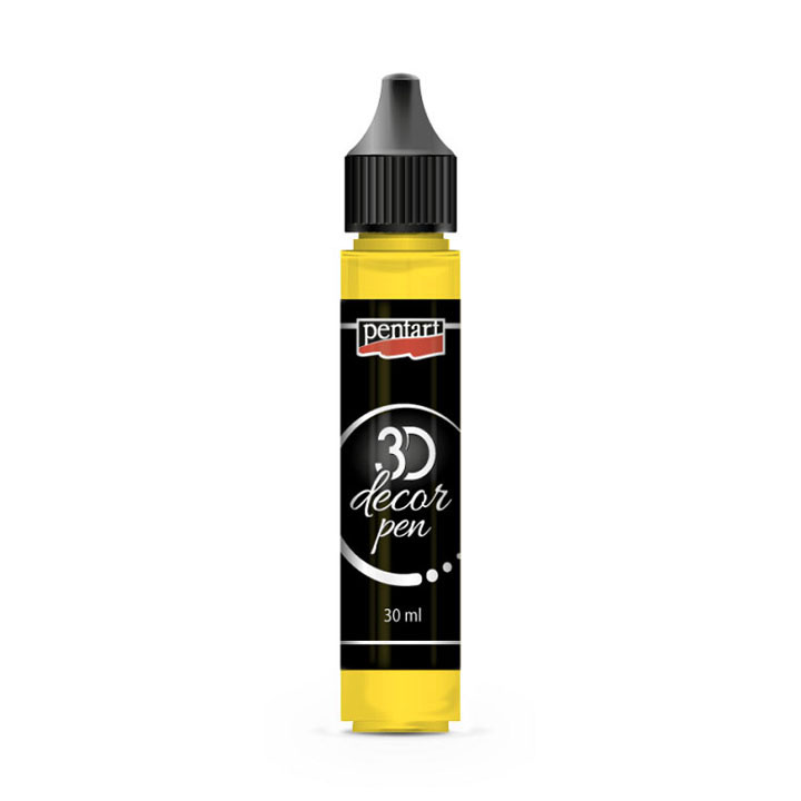 3D penna décor pen Pentart 30 ml – Citrine Yellow