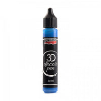 3D penna décor pen Pentart 30 ml – Tourmaline Blue