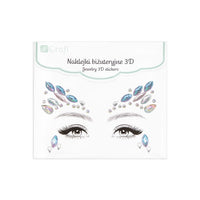 Adesivi 3D con gemme per il viso – Bellezza notturna