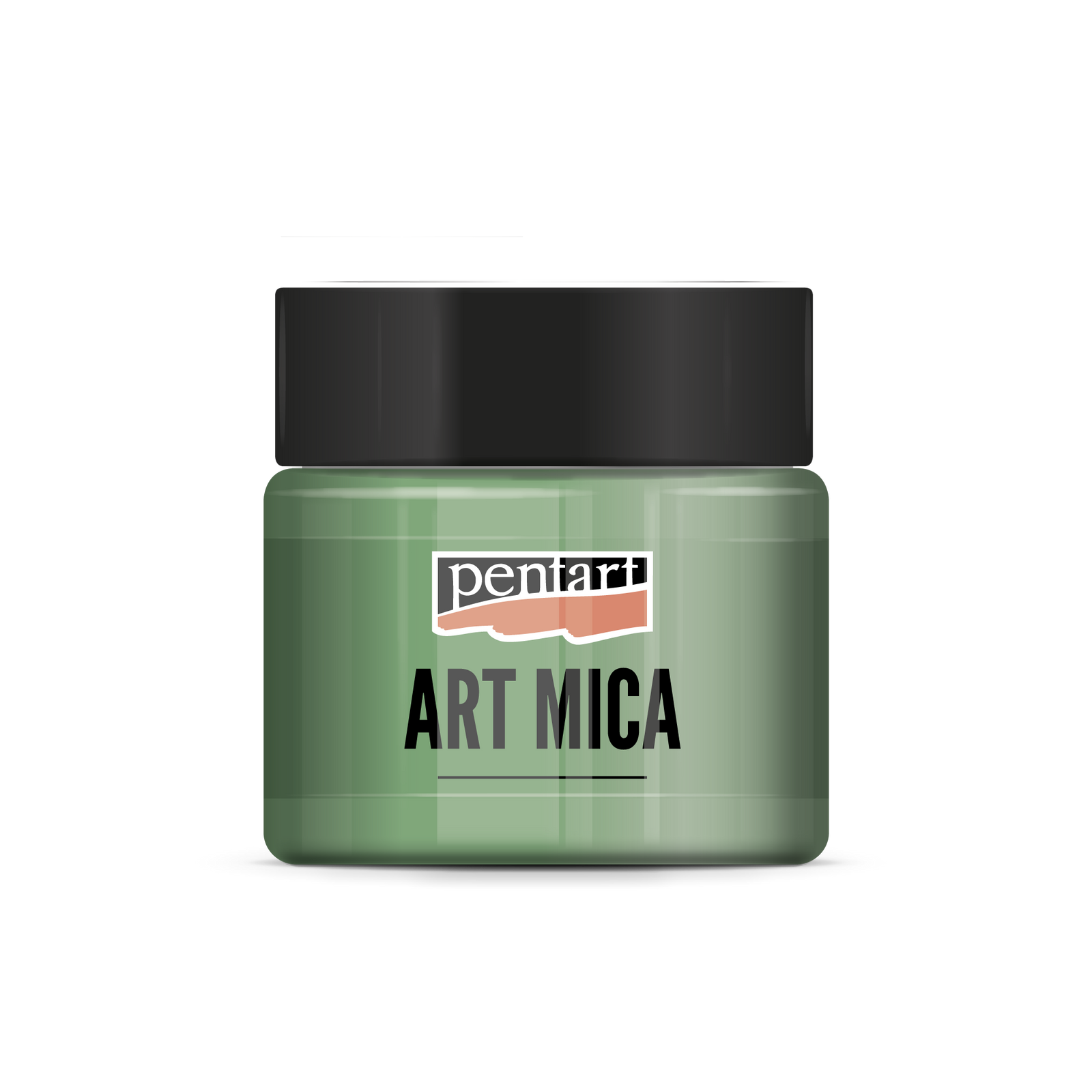 Pentart Art Mica polvere minerale a effetto golden green 9 g