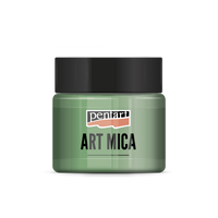 Pentart Art Mica polvere minerale a effetto golden green 9 g