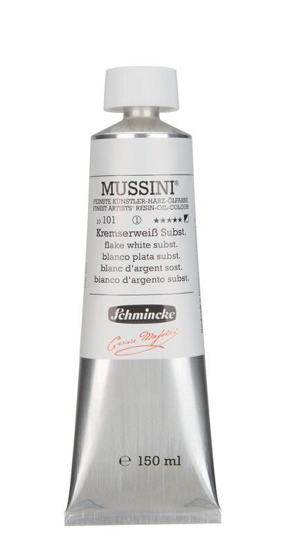 Colori a olio Schmincke MUSSINI 150 ml – 101 Bianco di piombo sost.