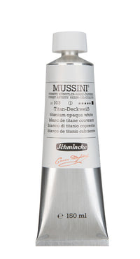 Colori a olio Schmincke MUSSINI 150 ml – 103 Bianco di titanio coprente
