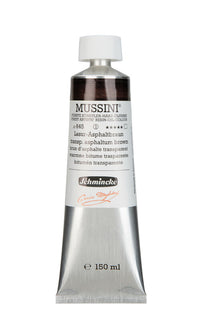 Colori a olio Schmincke MUSSINI 150 ml – 645 Bruno asfalto trasparente