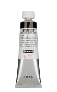 Colori a olio Schmincke MUSSINI 150 ml – 666 Terra d'ombra naturale bruciata