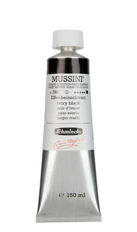Colori a olio Schmincke MUSSINI 150 ml – 780 Nero avorio