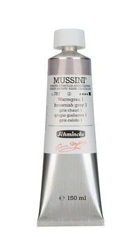 Colori a olio Schmincke MUSSINI 150 ml – 787 Grigio brunastro 1