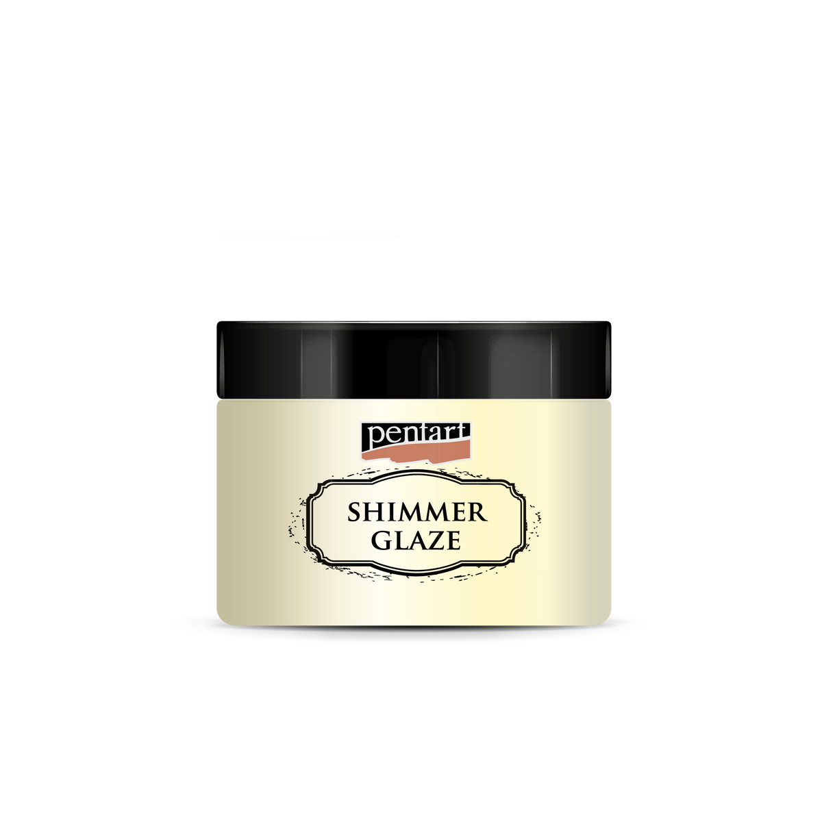 Smalto glitterato Pentart Junior Paints Shimmer Glaze 150 ml – bianco perlato