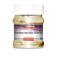 Vernice craquelé bicomponente a linee sottili Pentart Fineline - 230 ml