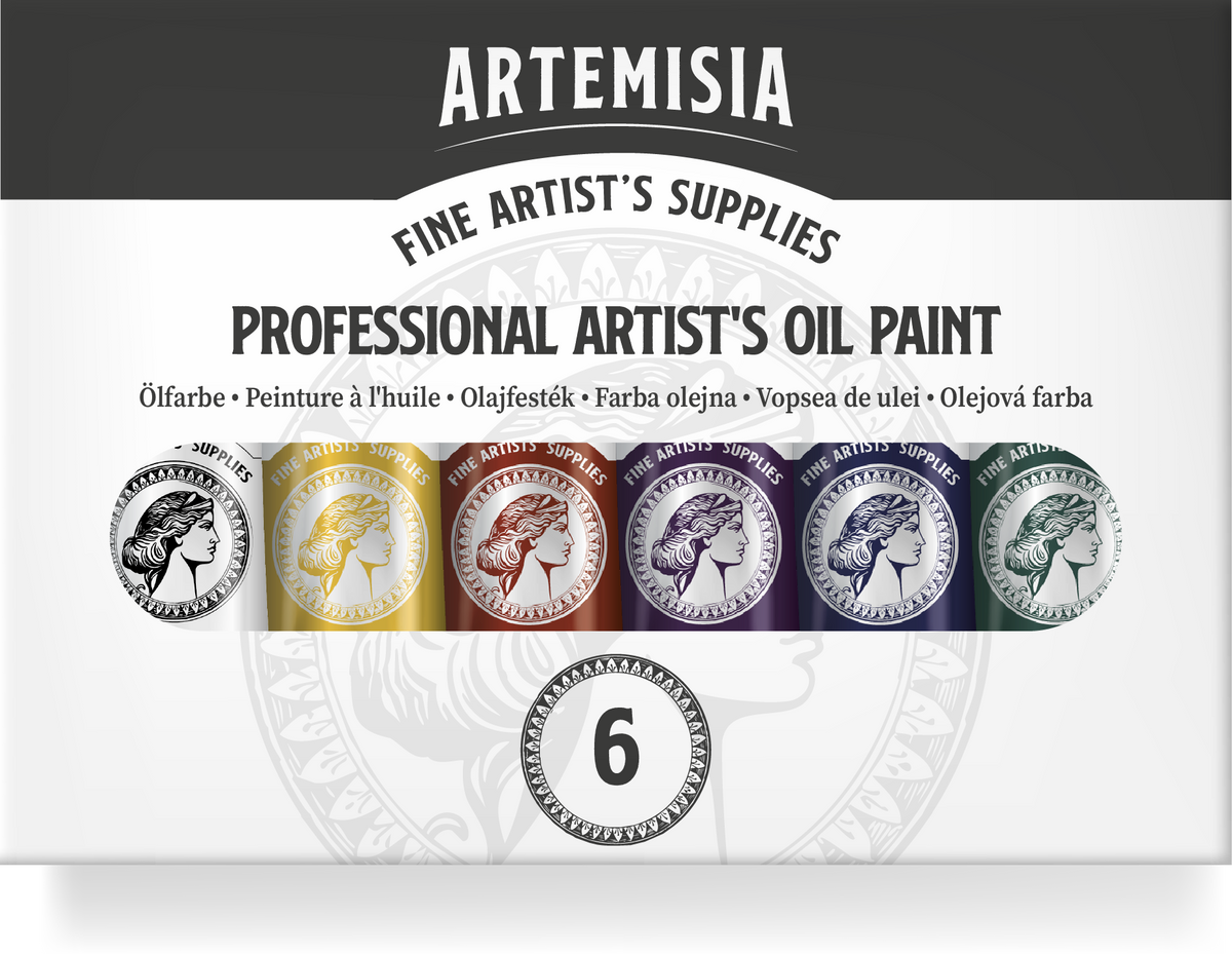 Set di colori a olio Artemisia 20 ml – 6 x