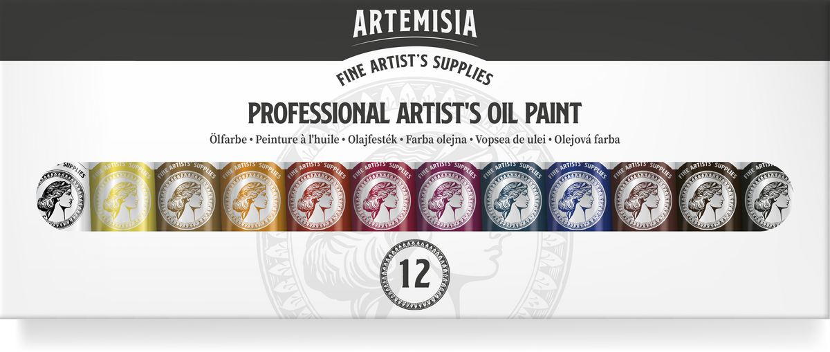 Set di colori a olio Artemisia 20 ml – 12 x