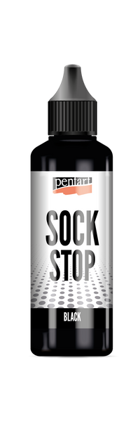 Pentart Sock stop pasta antiscivolo liquida nera 80 ml