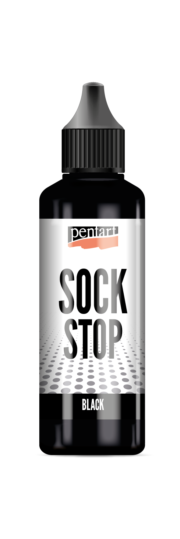 Pentart Sock stop pasta antiscivolo liquida nera 80 ml