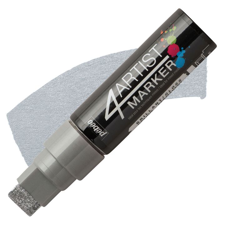 4ARTIST MARKER Pébéo su base olio 15mm – argento