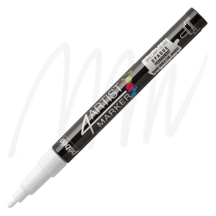 4ARTIST MARKER Pébéo su base olio 2mm – bianco