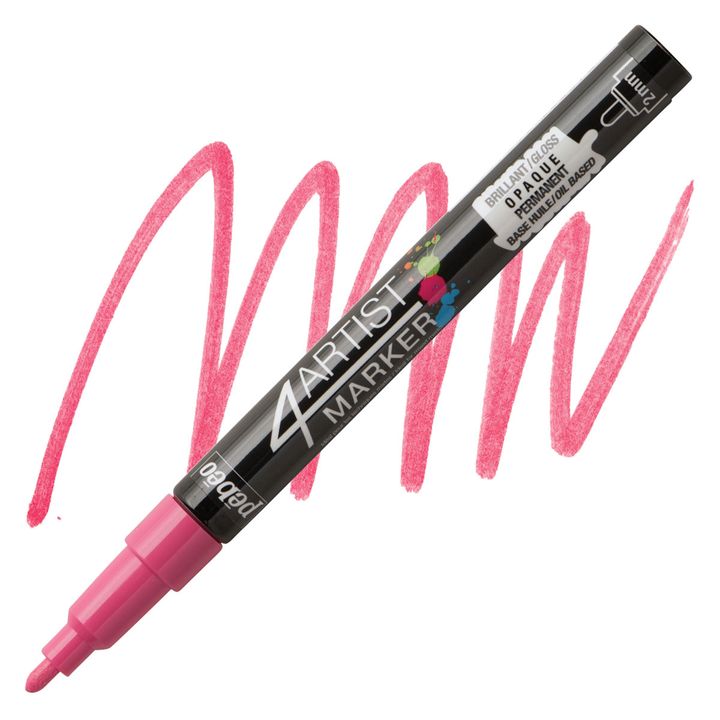 4ARTIST MARKER Pébéo su base olio 2mm – rosa