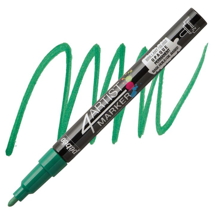 4ARTIST MARKER Pébéo su base olio 2mm – scuro verde