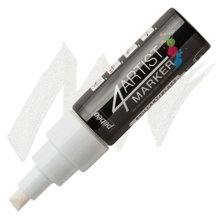4ARTIST MARKER Pébéo su base olio 8mm – bianco